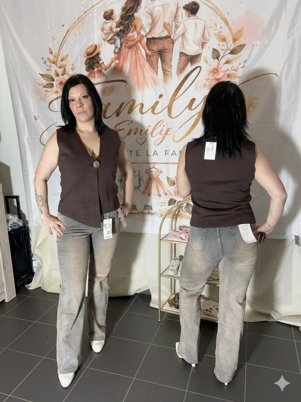 Blouse brune