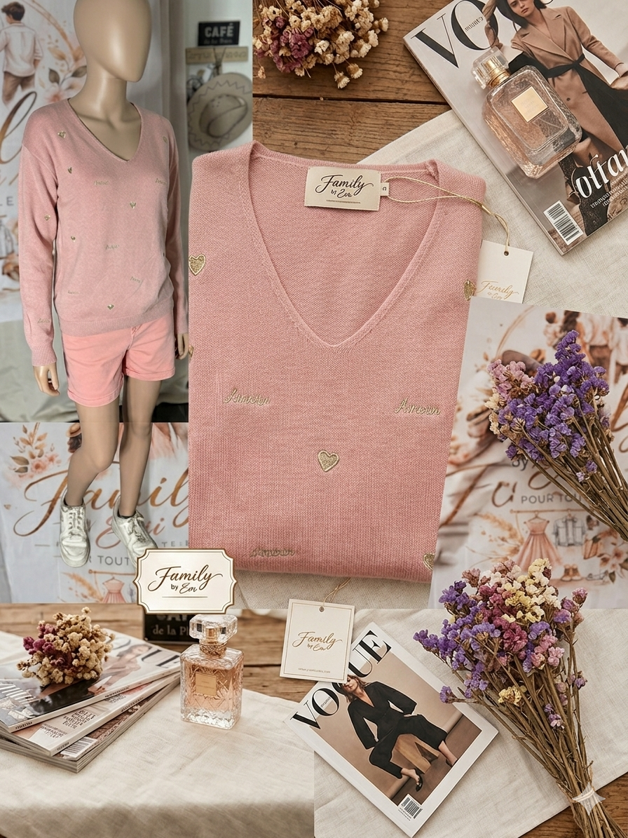 Pull fille amour