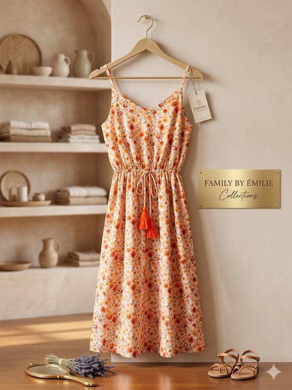 Robe fleurie fille