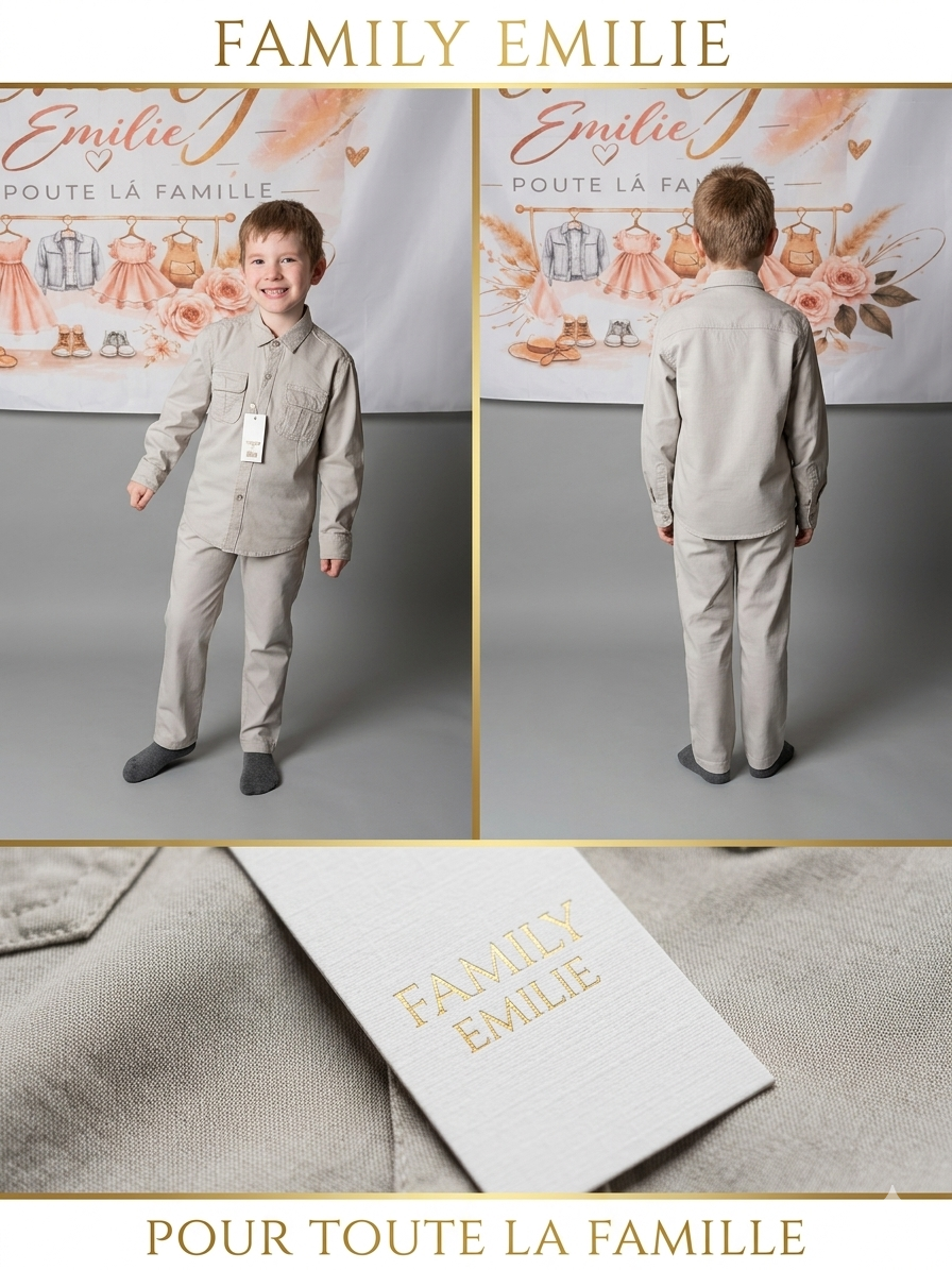 Ensemble chemise garçon
