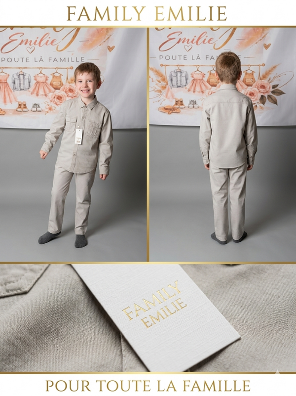 Ensemble chemise garçon