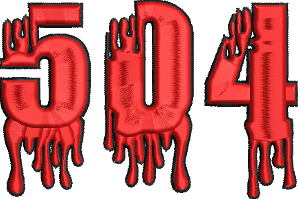 504 3D Puff Stitch