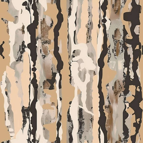 Abstract Wallpaper with Brown, Beige, and Tan Colors