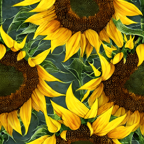 Group of Yellow Sunflowers in an Arrangement