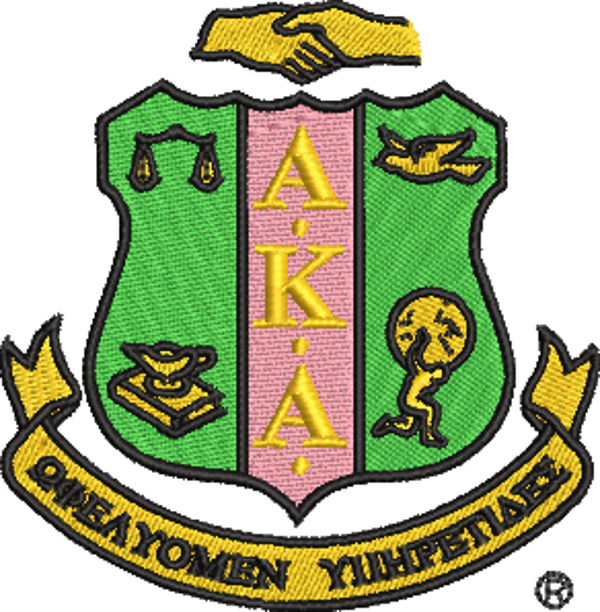 AKA Insignia Logo Stitch