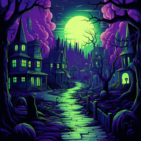 Creepy Halloween Background Bundle