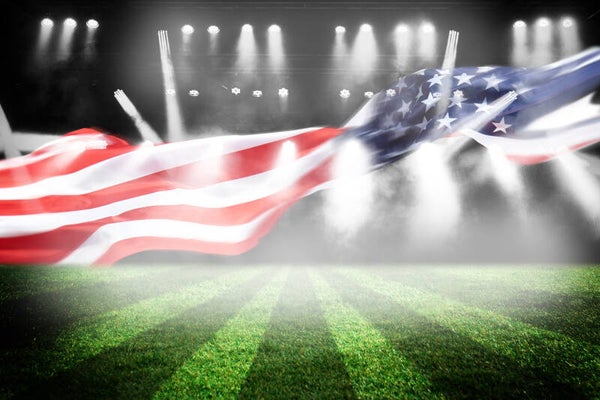 Football Backdrop, Sports Stadium