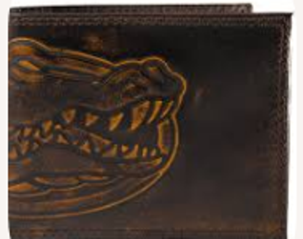 Florida Gators Burnished Leather Bifold Wallet