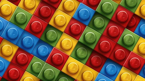Lego Pattern Background Wallpaper