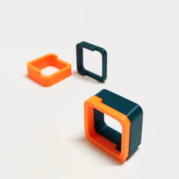 'We fit' ring - groen/oranje