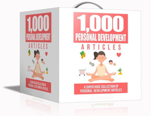 1000 Personal Development Articles - License: PLR