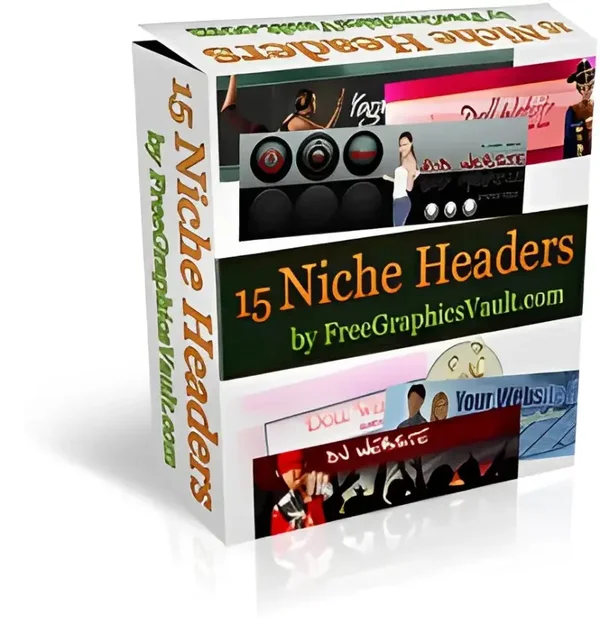 15 Niche Headers Package - License: MRR