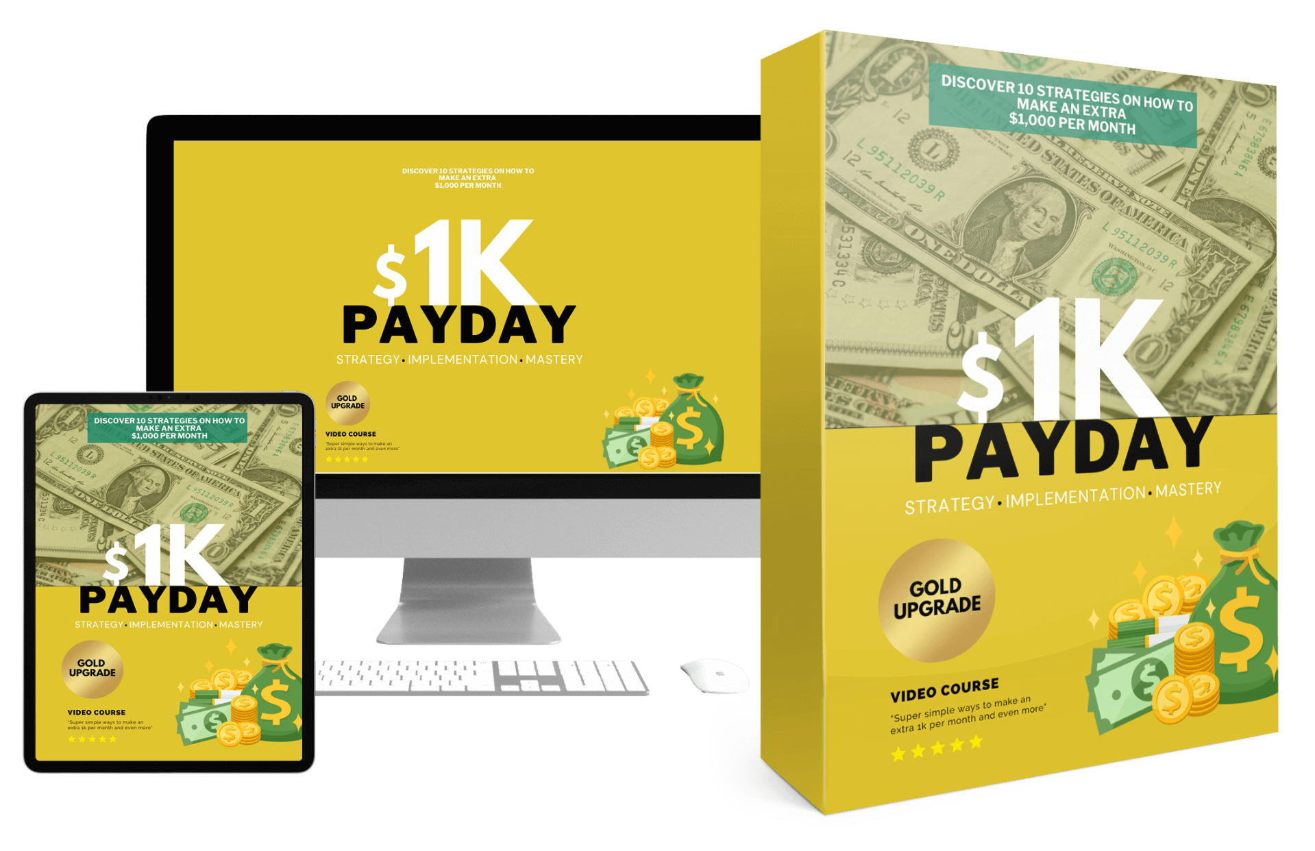 1k Payday Video Upgrade - License MRR + Sales Page