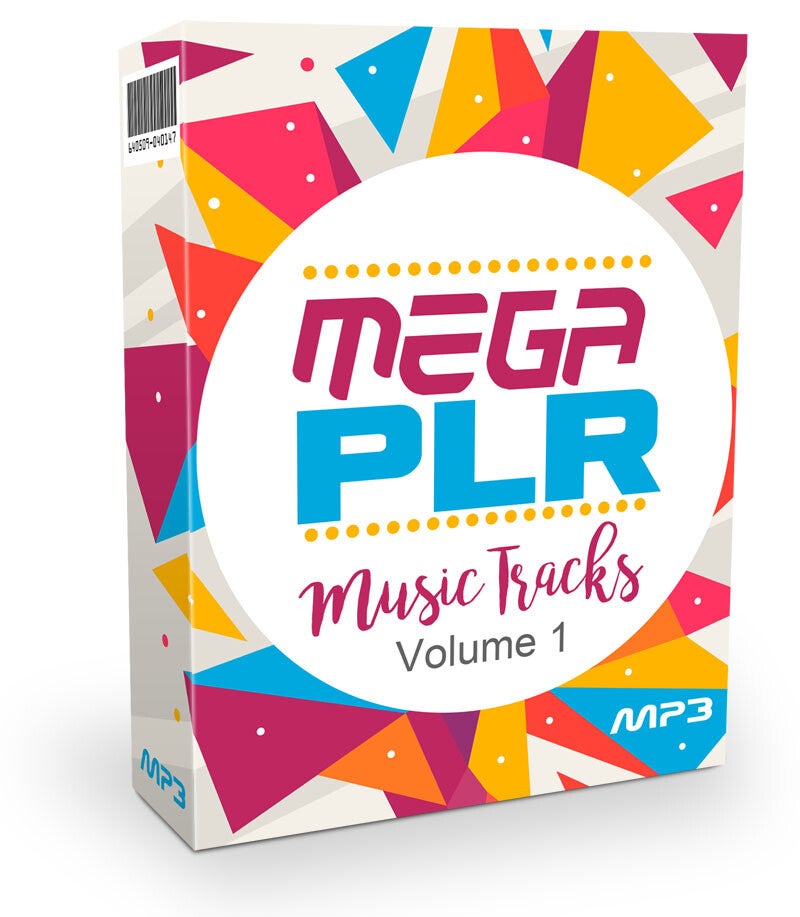 Mega PLR Music Tracks V1 193 high-quality Audio Tracks- License: PLR