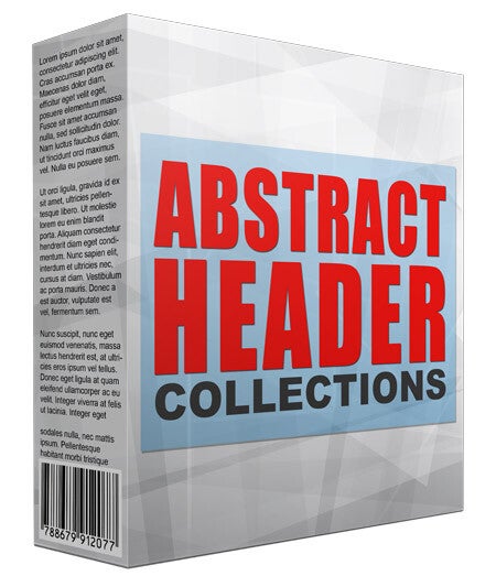 Abstract Header Collection - License: MRR