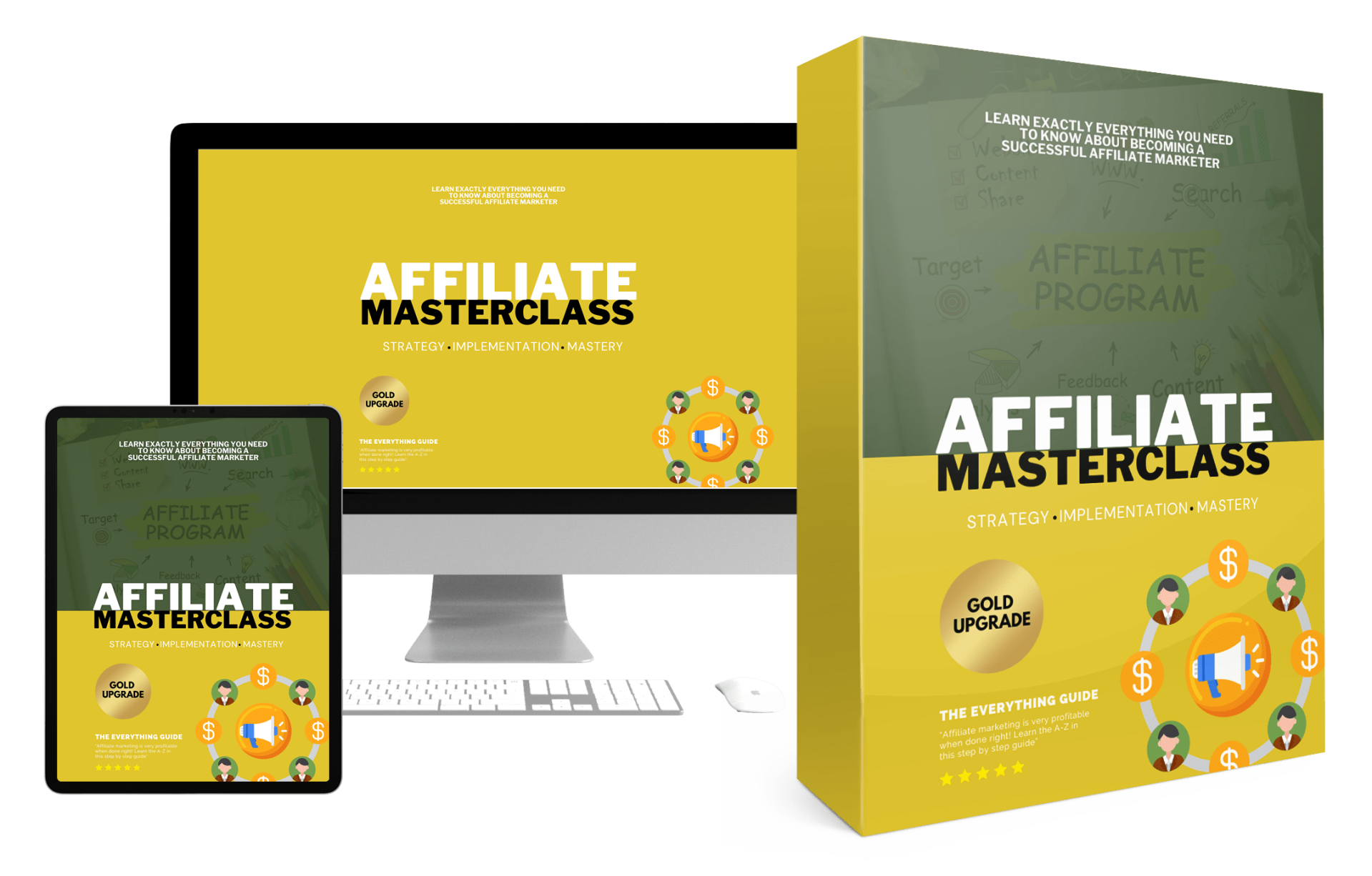 Affiliate Masterclass Video Upgrade - License MRR + Sales Page