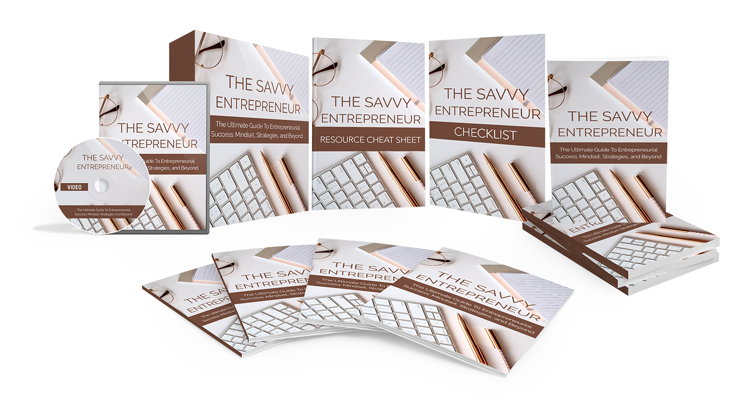 The Savvy Entrepreneur Video Upgrade - License MRR + Sales Page