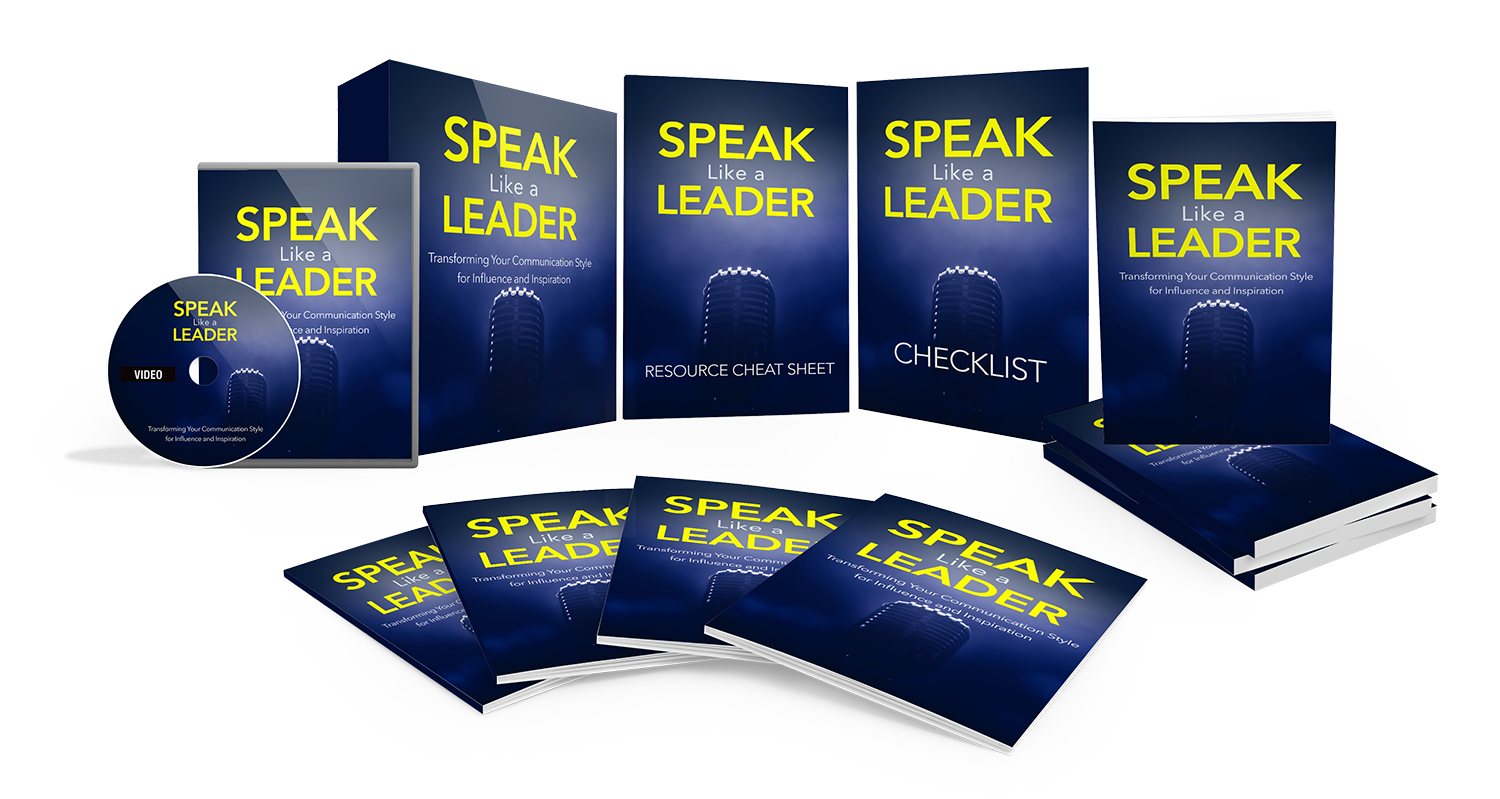 Speak Like A Leader Video Upgrade - License MRR + Sales Page