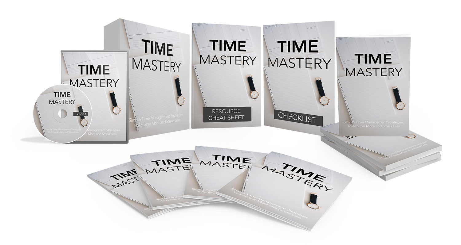 Time Mastery Video Course - License MRR + Sales Page