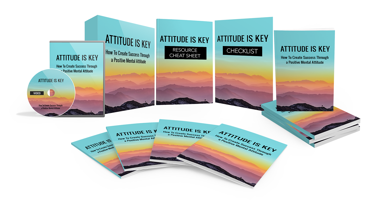 Attitude Is Key Video Upgrade - License MRR + Sales Page