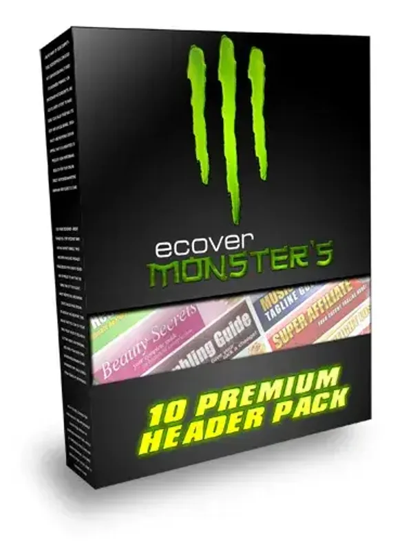 eCover Monsters 10 Premium Header Pack - License: MRR