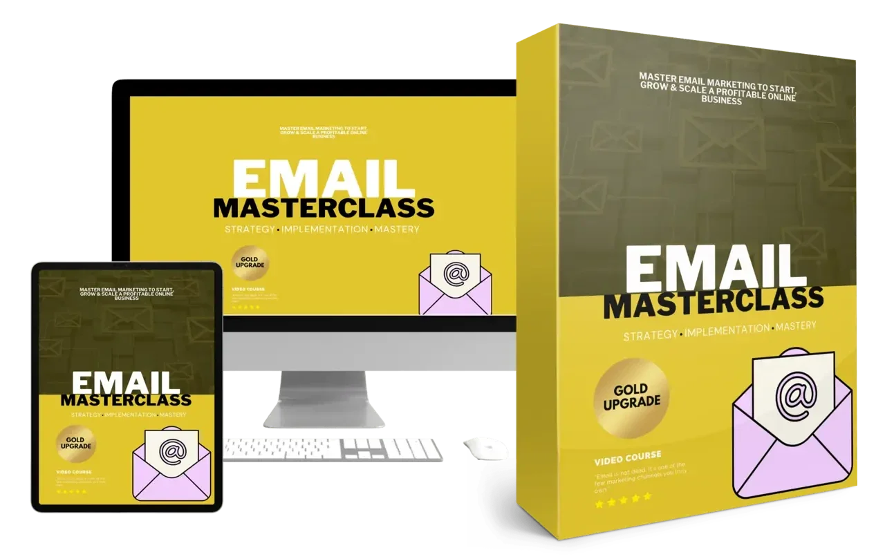 Email Masterclass Video Upgrade - License: MRR + Sales Page