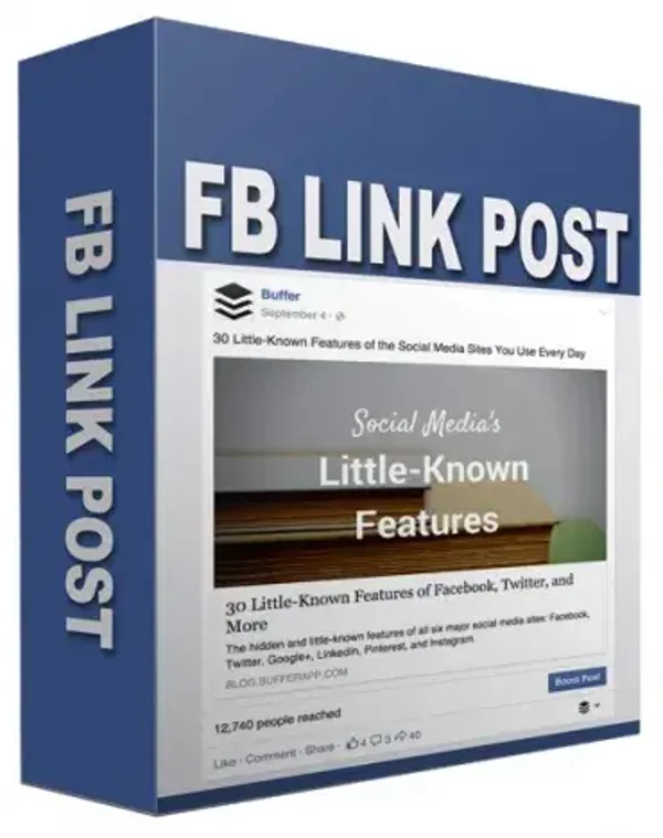 Facebook (Meta) Link Post Software - License: PUR