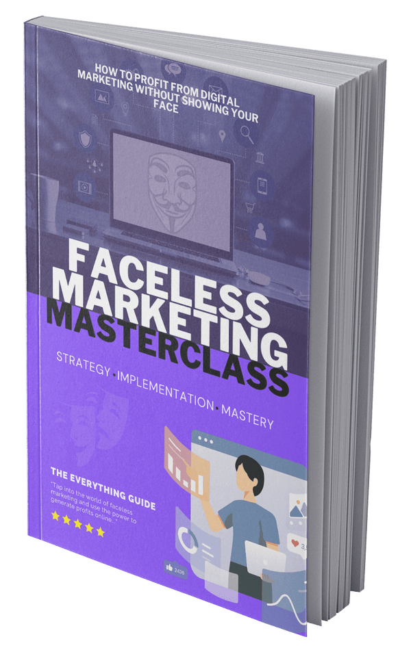 eBook Faceless Marketing Masterclass - License: PLR + Sales Page