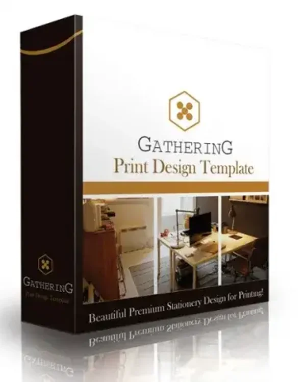 Gathering Print Design Template - License: PUR