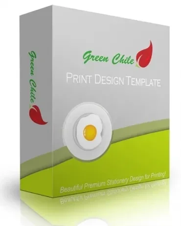 Green Chile Print Design Template - License: PUR