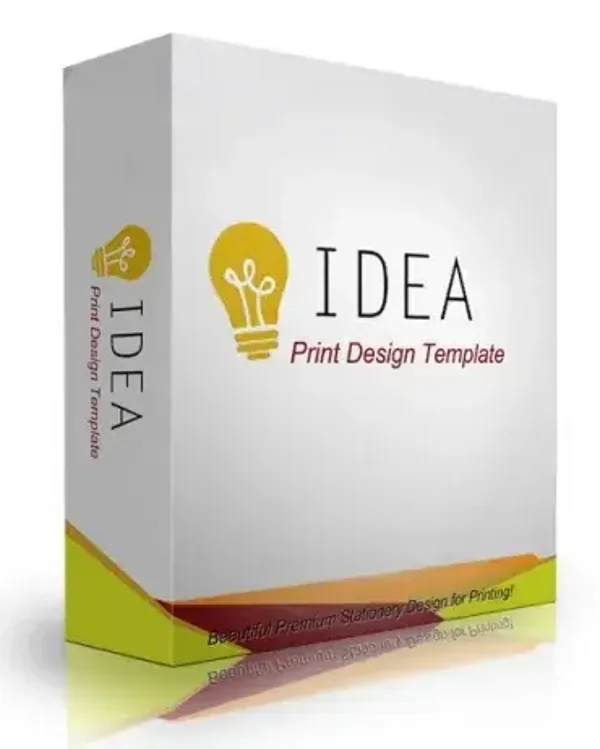 Idea Print Design Template - License: PUR