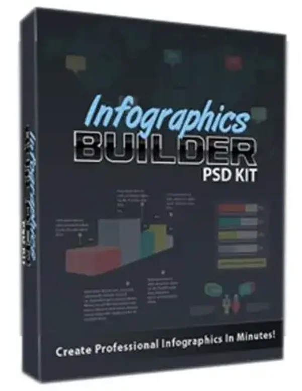 Infographics Builder PSD Kit - License: PUR