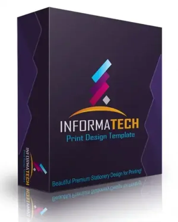 Informa Tech Print Design Template - License: PUR
