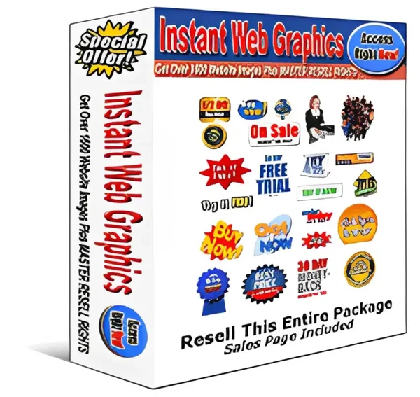 Instant Web Graphics - License: MRR + Sales Page