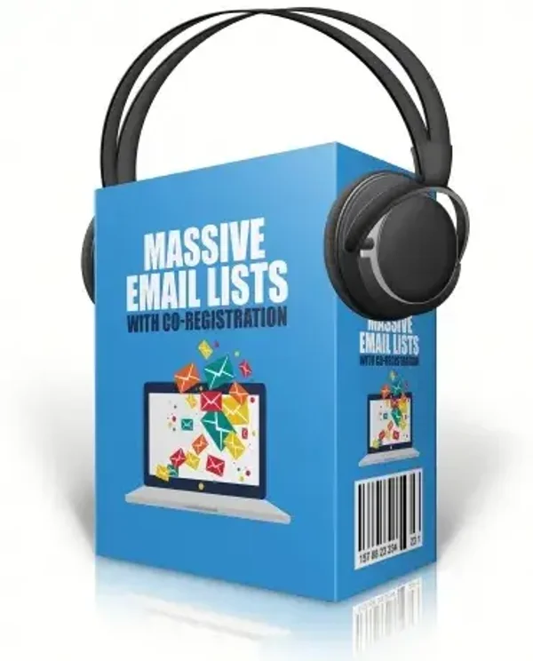 Massive Email Lists With Co Registration - License: MRR + Squeezepage and Thankyoupage