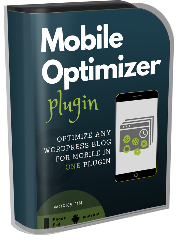 Mobile Optimizer WP Plugin - License: RR + Sales Page