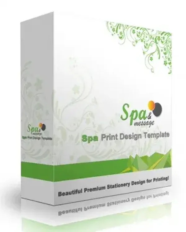 Spa Print Design Template - License: PUR