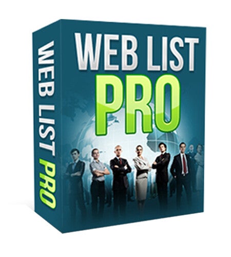 Web List Pro Software - with Sales Page - License: MRR - Free Download