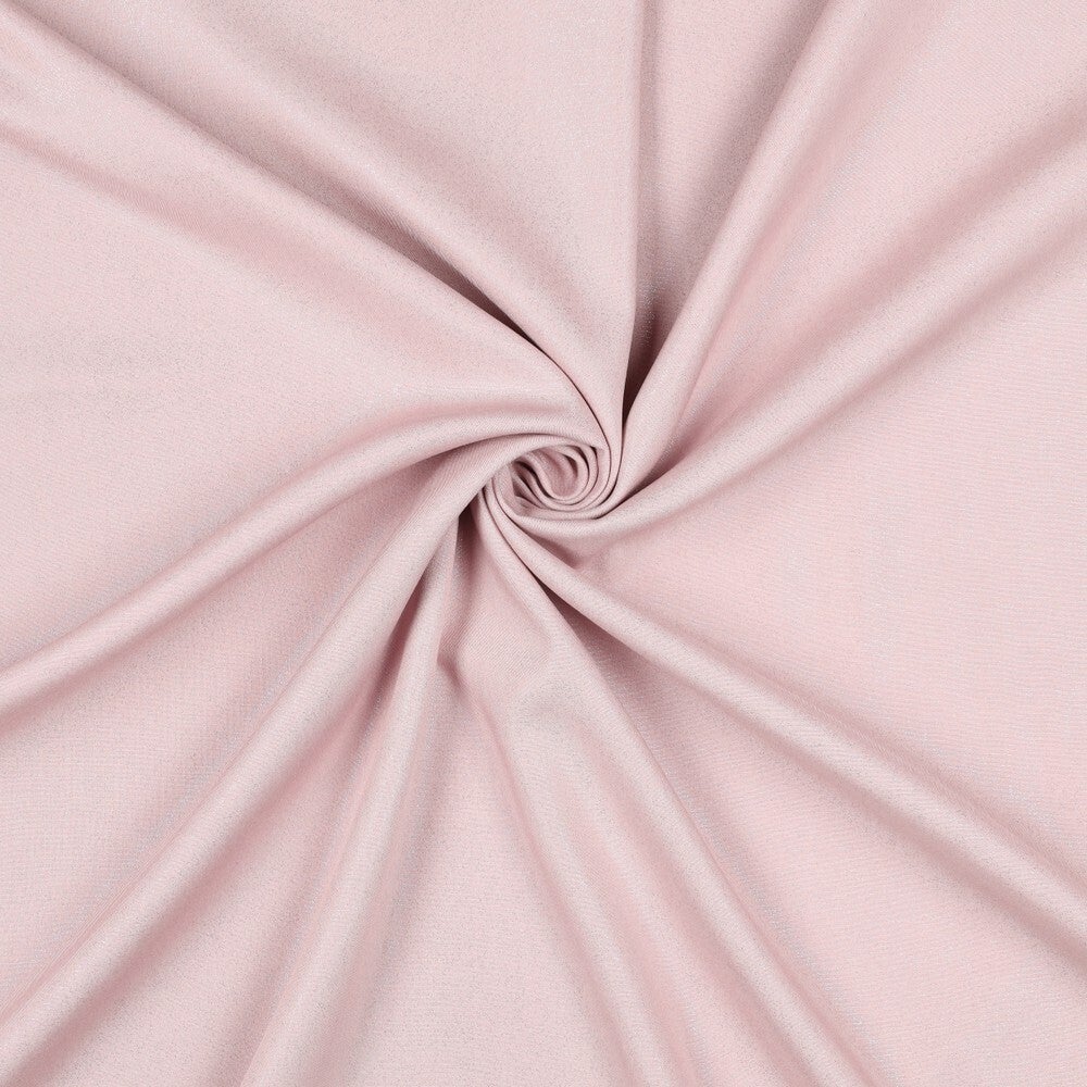 VISCOSE RADIANCE FOIL - NAVY BLUE & BLUSH ROSE