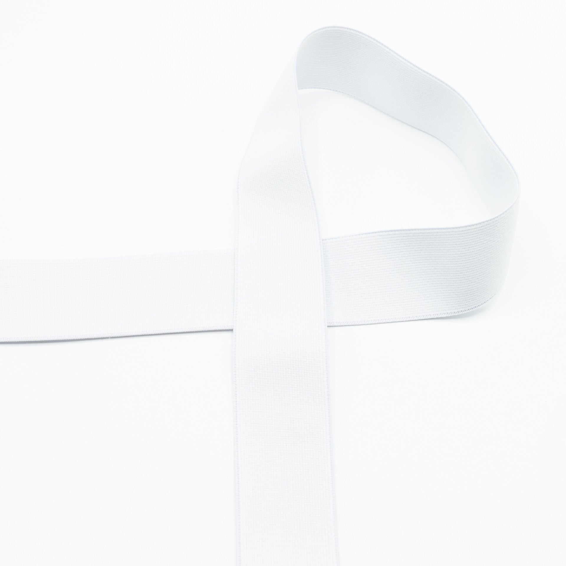 Zacht elastiek 4cm - wit