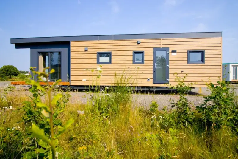 Onyx tiny house design: trak Onyx model met tijdloos design