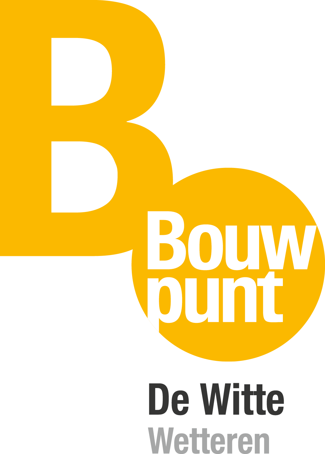 Bouwpunt De Witte logo: Partner voor bouwmaterialen stacaravans verblijfpark
