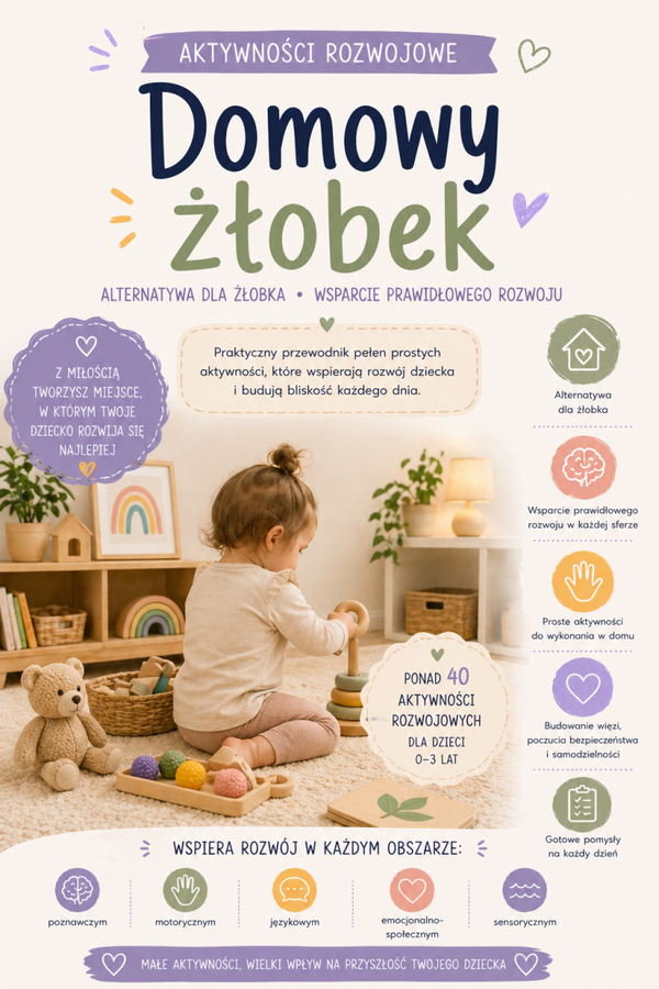 domowy żłobek - 40 rozwijających aktywności dla malucha