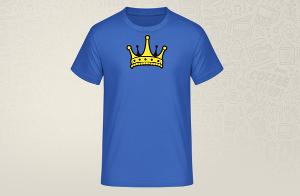 Herren - T-Shirts / Royalblau