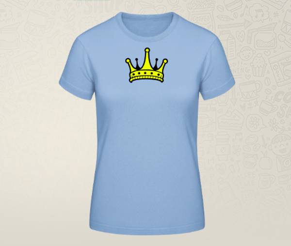 Damen - T-Shirts / Himmelblau