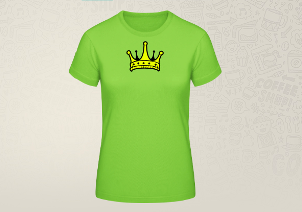 Damen - T-Shirts / Orchideengrün