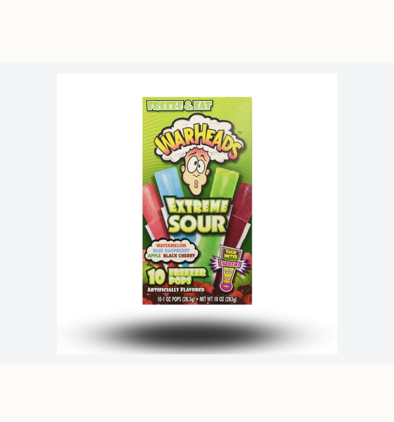 Warheaads Extreme sour Wassereis 10 Pack