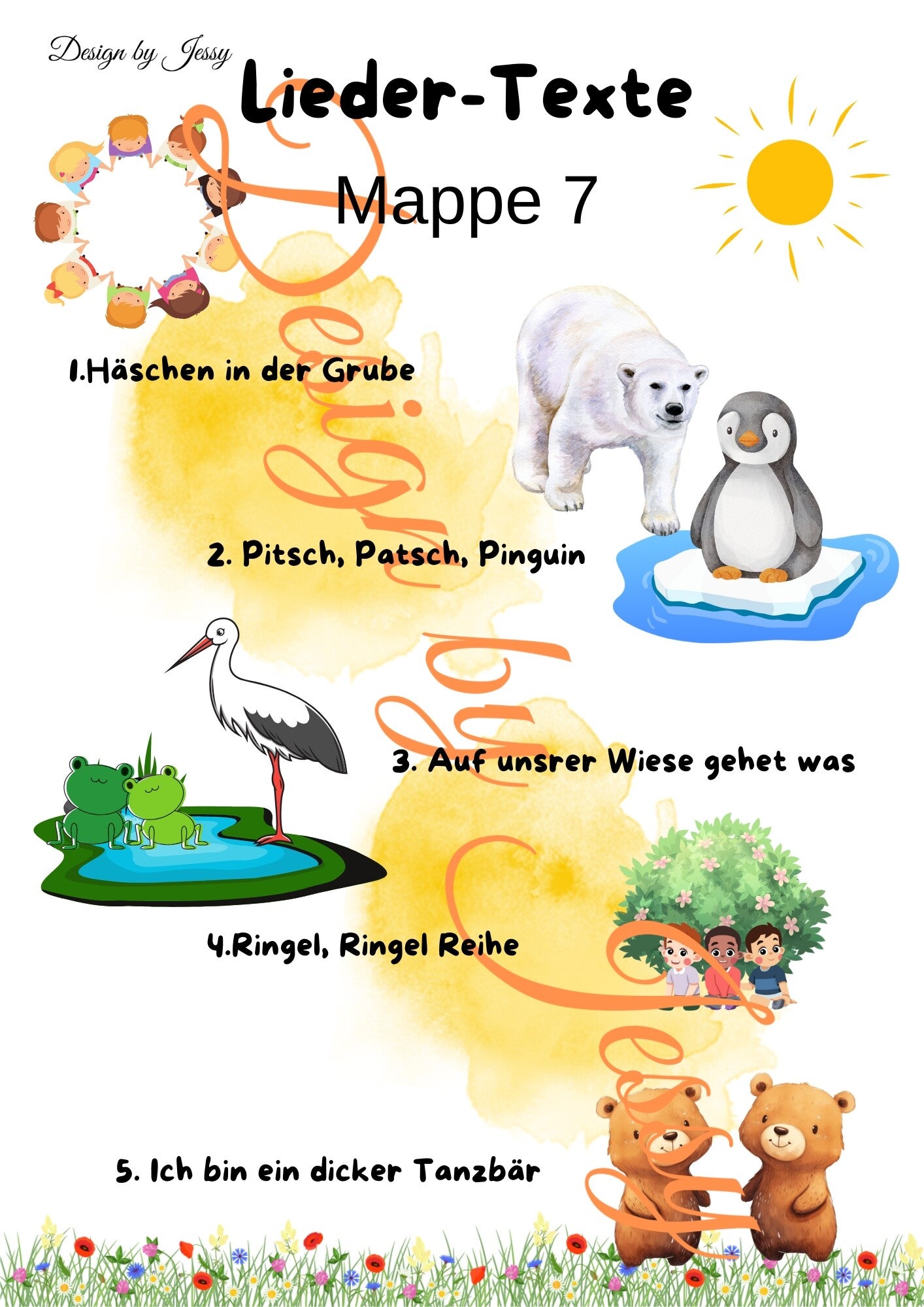 Lieder Texte Mappe 7