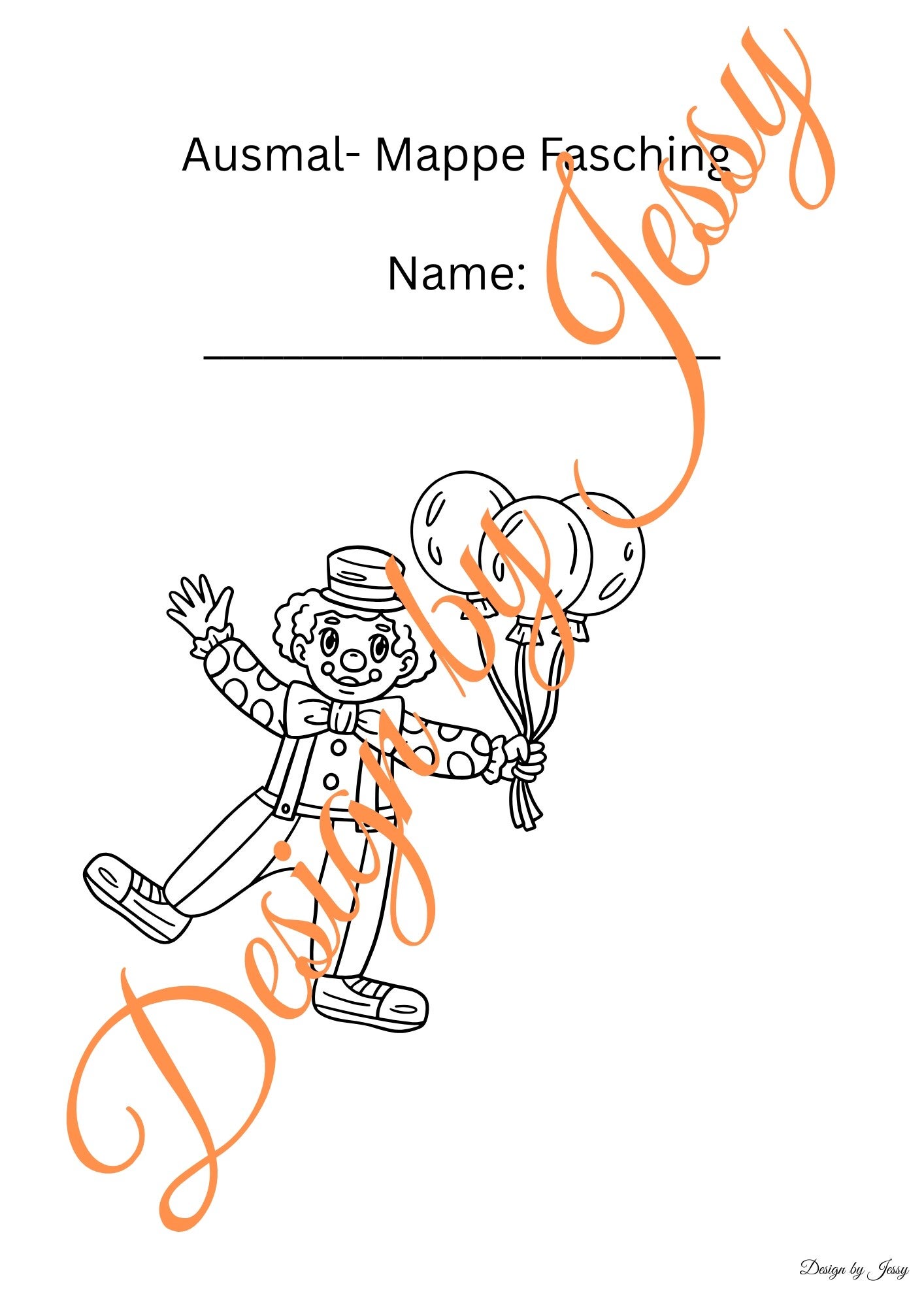 Ausmalheft Fasching – bunter Malspaß für die närrische Zeit