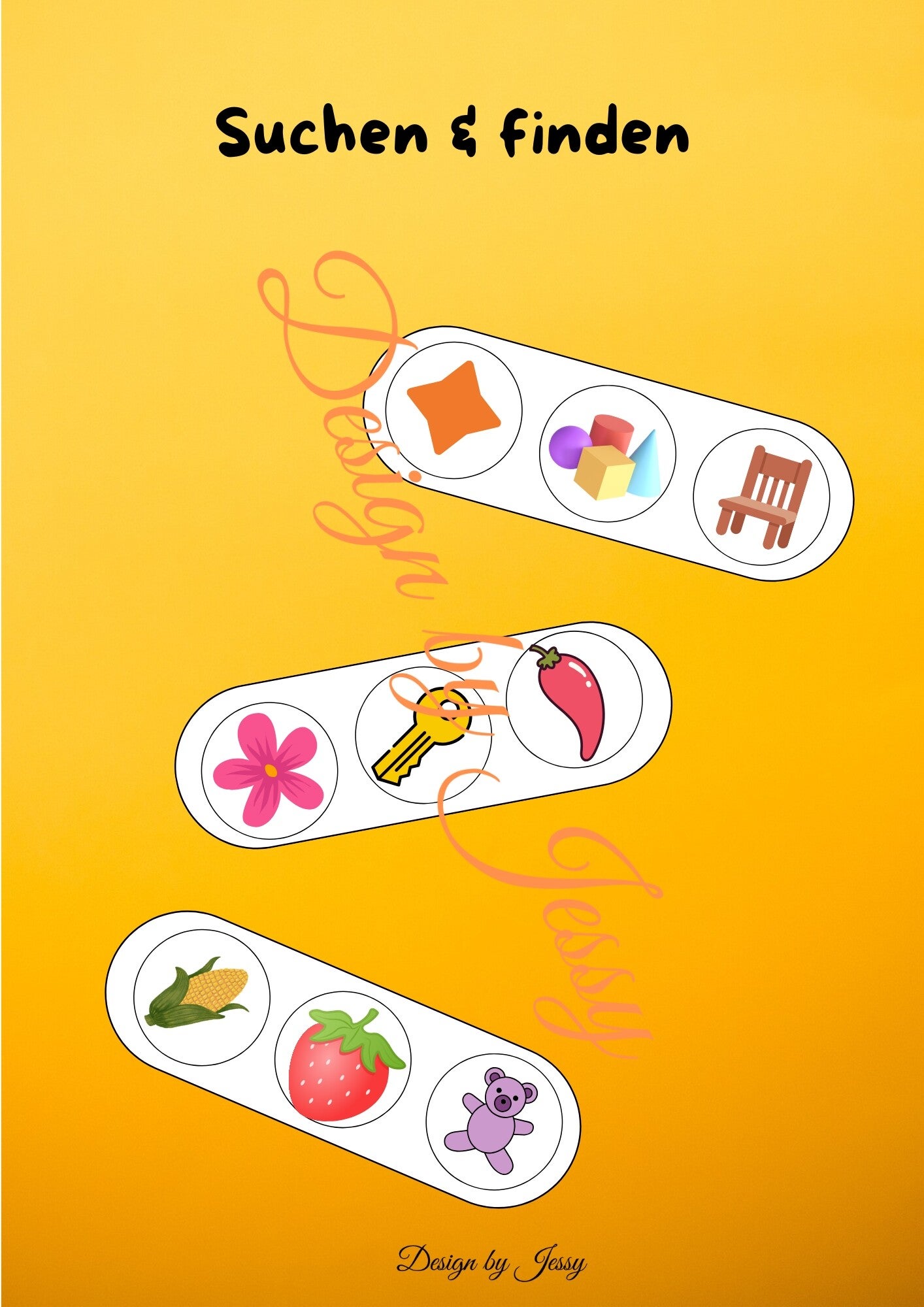 Arbeitsblätter Suchen und Finden – Gegenstände im Bild entdecken